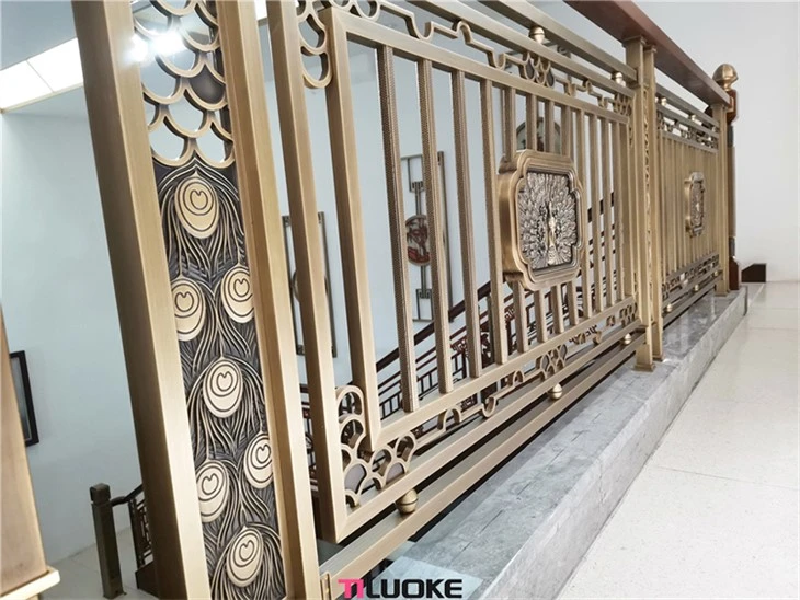 bronze handrail for stairs